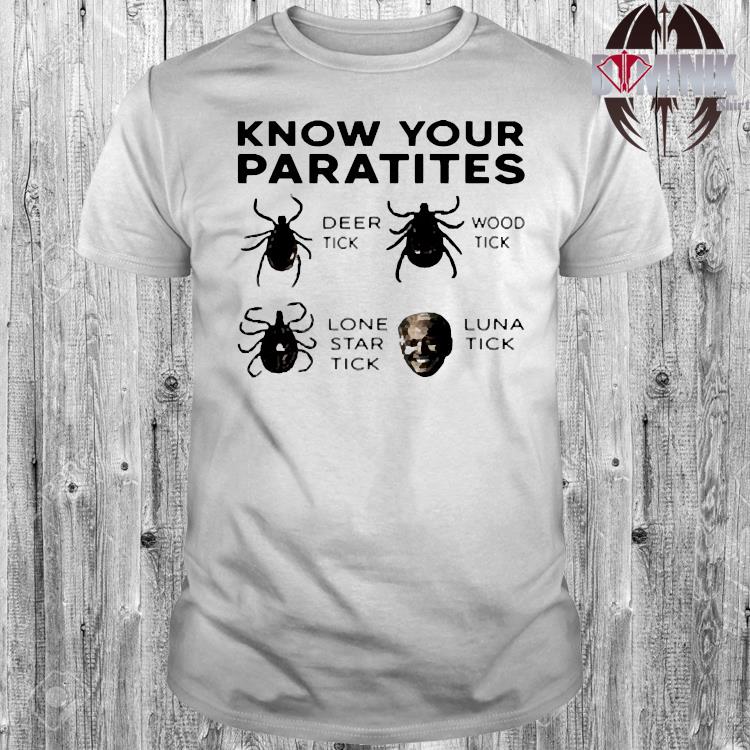 know your parasites luna tick shirt