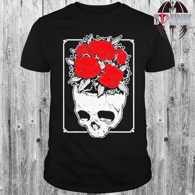 skull roses shirt