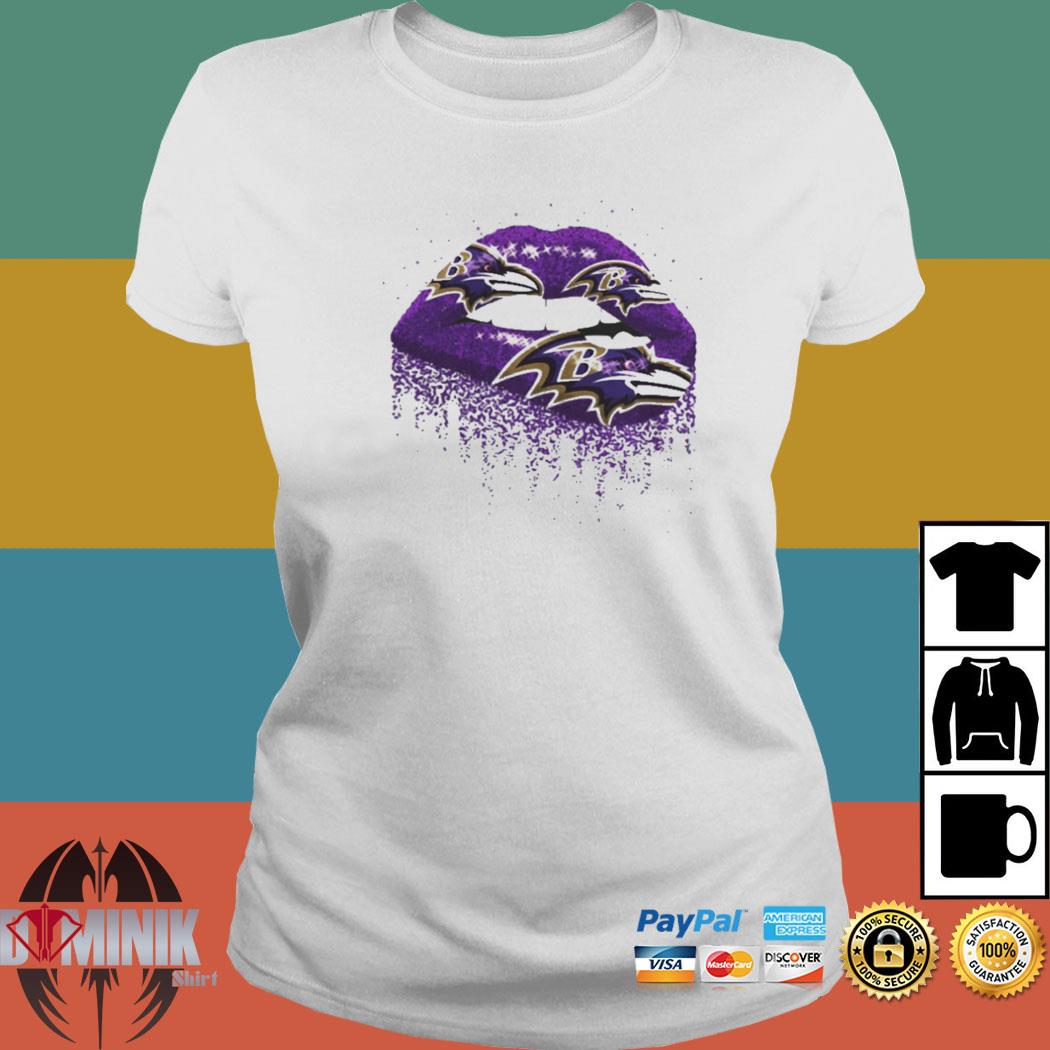 NFL Baltimore Ravens Lips Shirt - Trend T Shirt Store Online