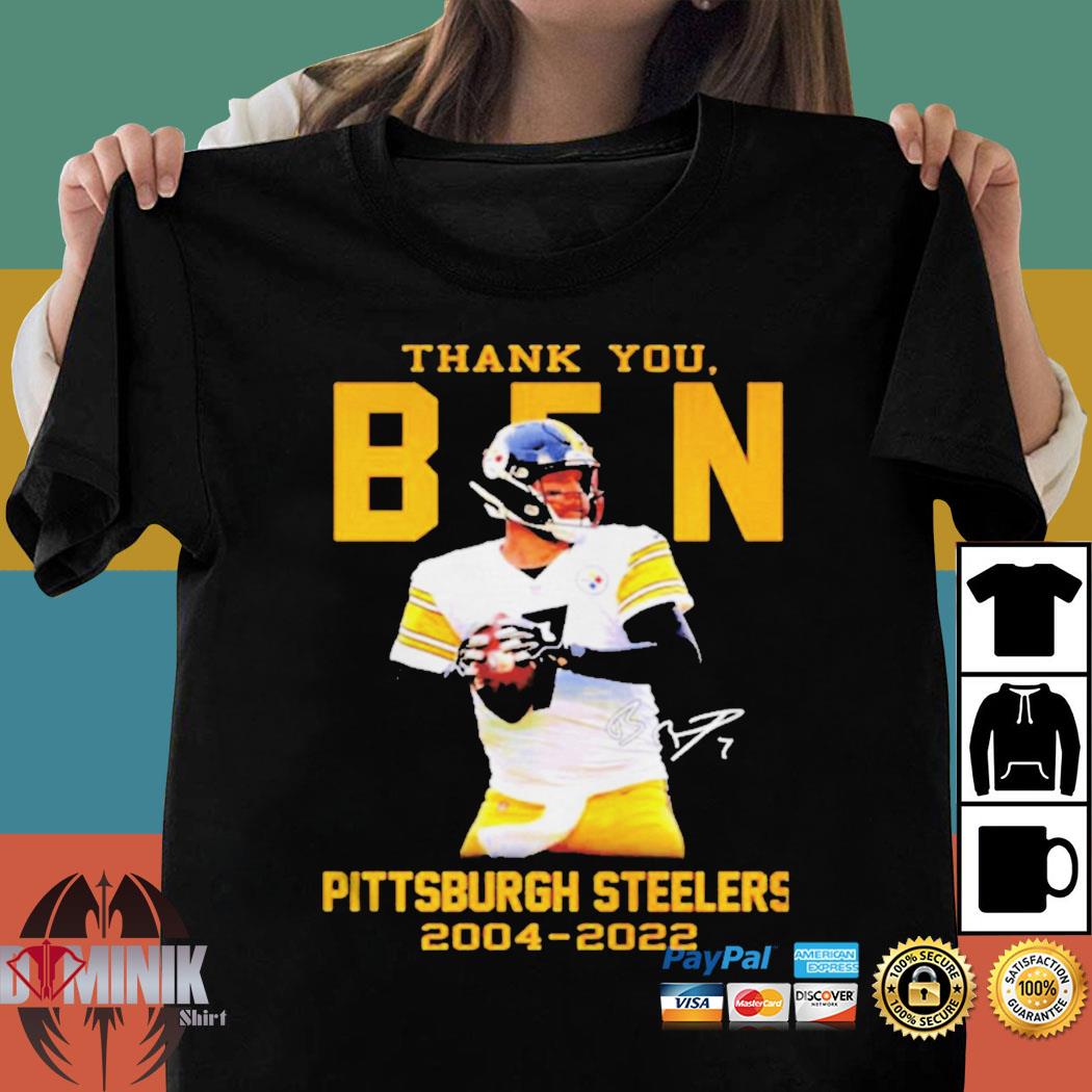 Ben Roethlisberger signature Greatest of all time Steelers shirt, hoodie,  sweater and long sleeve