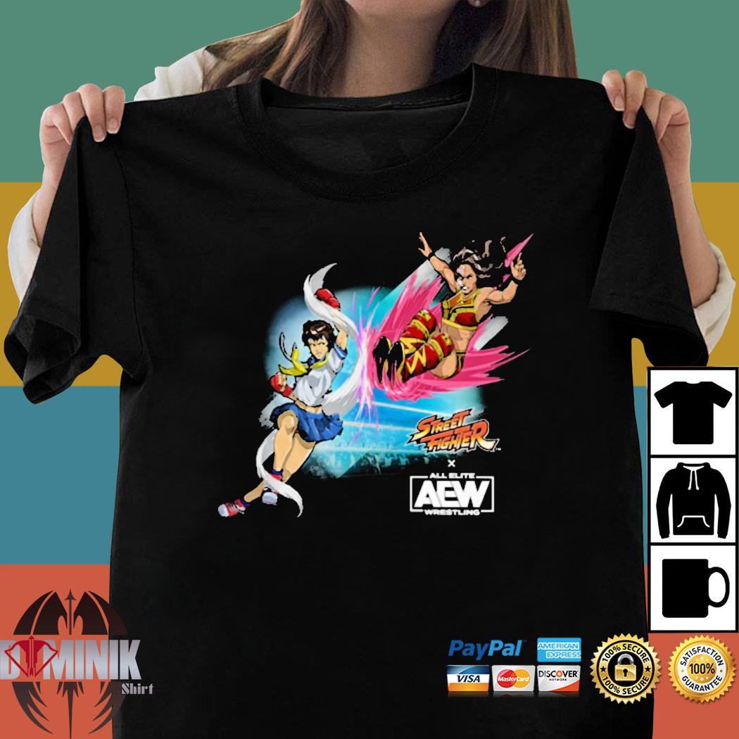 aew street fighter shirt