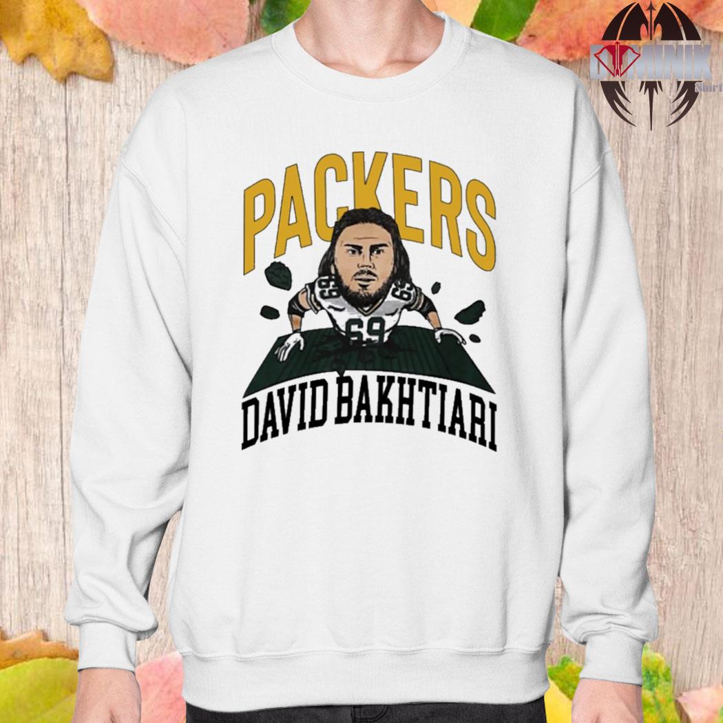 Green Bay Packers #69 David Bakhtiari Breakthrough T-Shirt - Skullridding