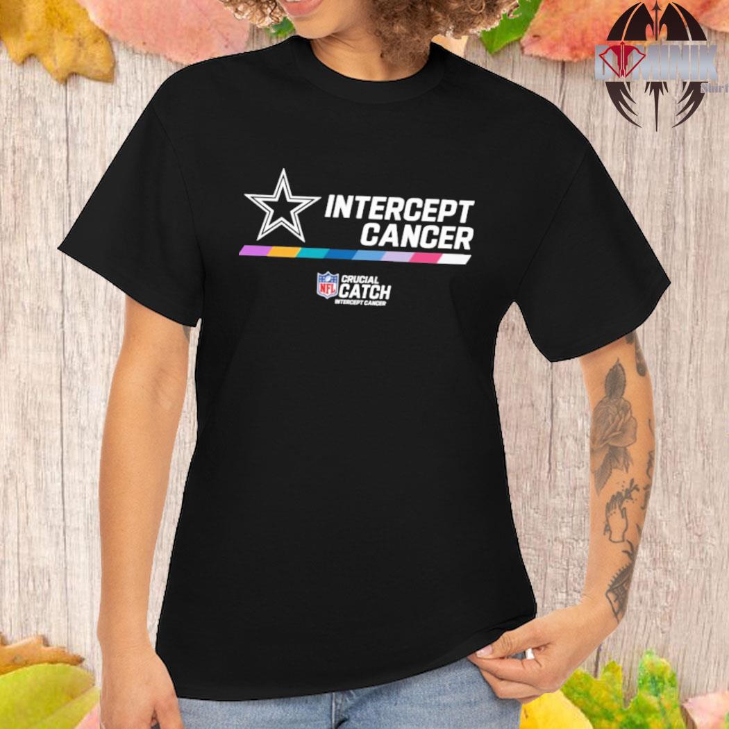 Official dallas Cowboys Crucial Catch Intercept Cancer shirt, hoodie,  sweater, long sleeve and tank top