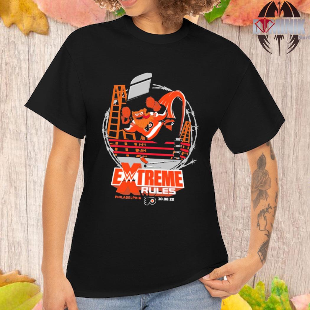 Philadelphia Flyers Gritty Extreme Rules 2022 T-Shirt