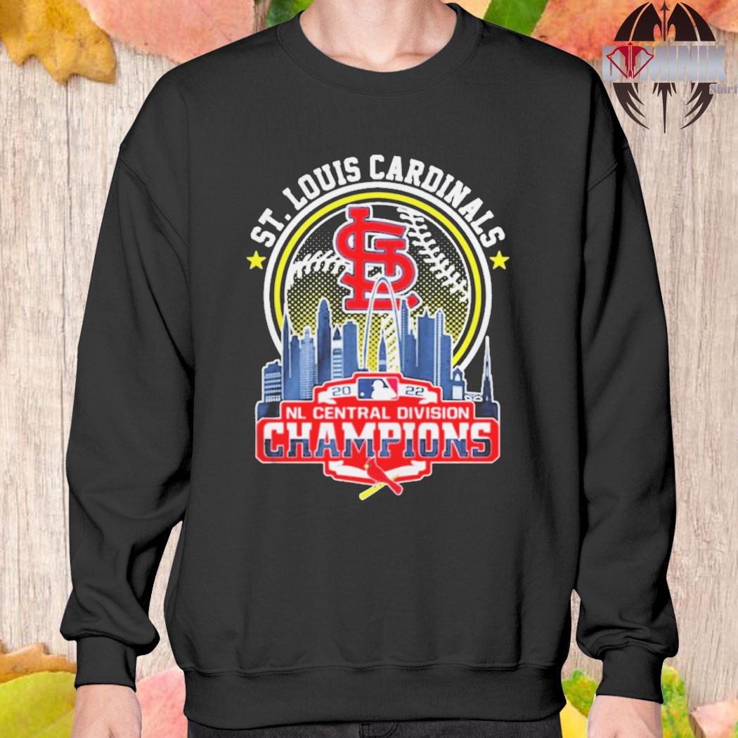 St. Louis Cardinals Skyline 2022 NL Central Division Champions shirt,  hoodie, sweater, long sleeve and tank top