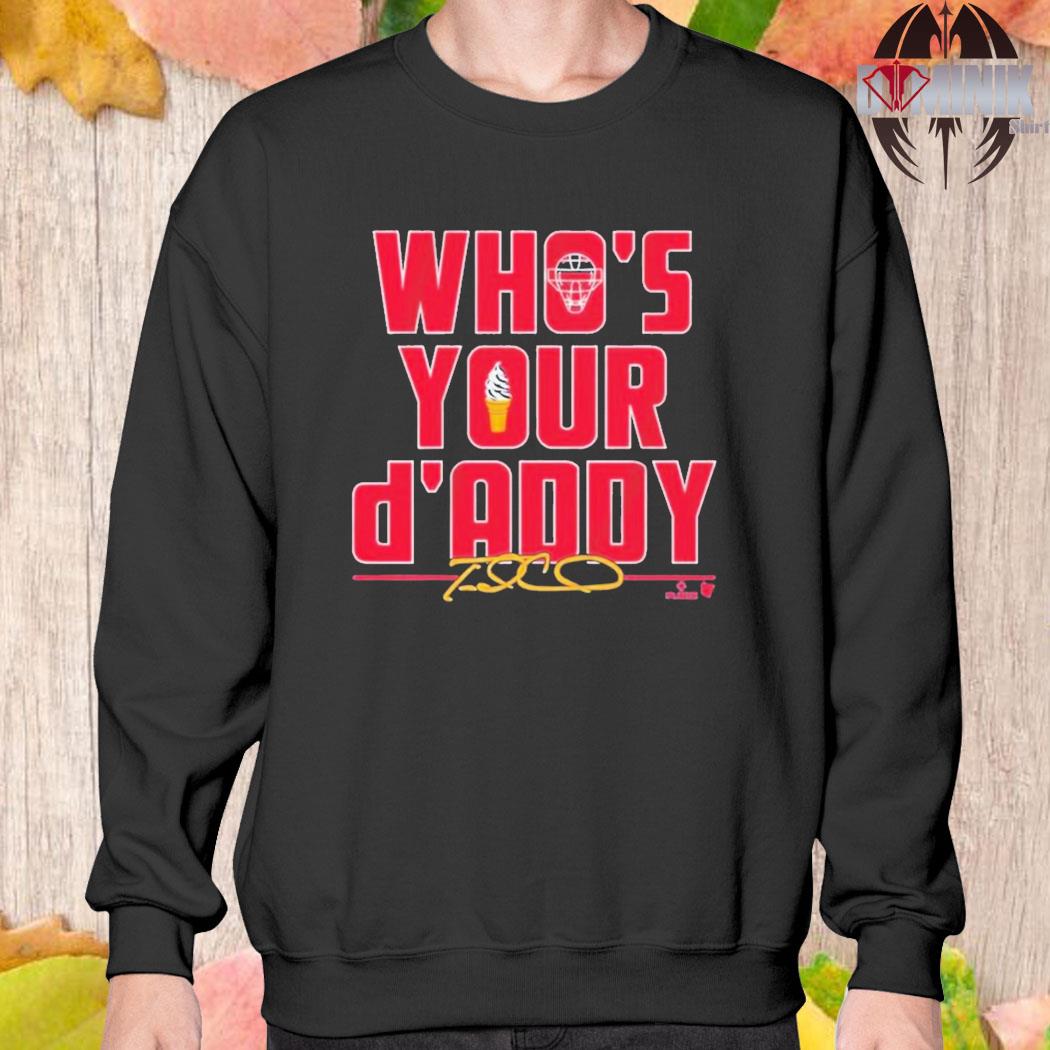 Official whos Yordaddy Baseball Shirt, hoodie, sweater, long