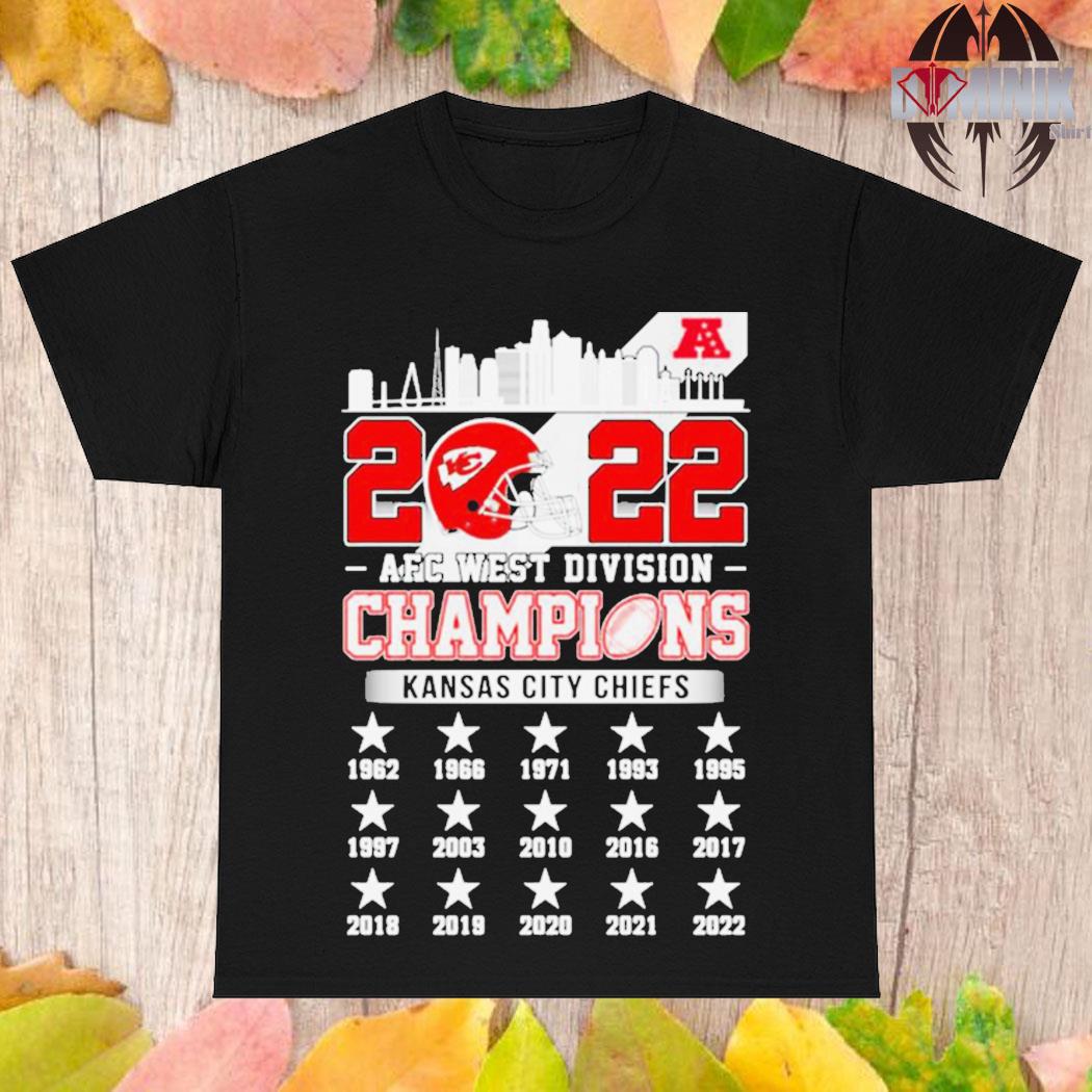 Original kansas City Chiefs AFC West Division champions shirt