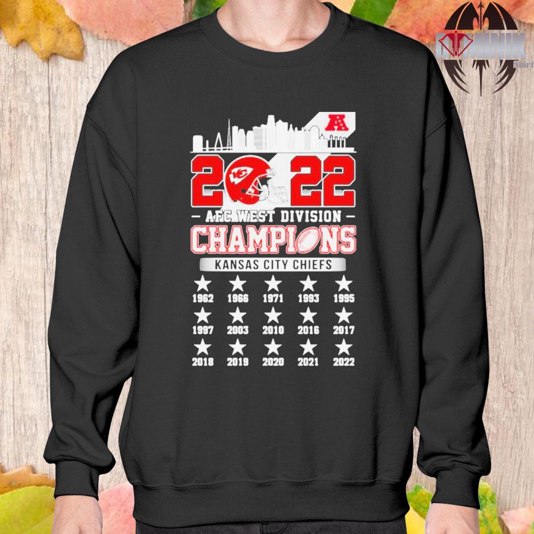 Kansas City Chiefs 2022 AFC West Division Champions 1962-2022