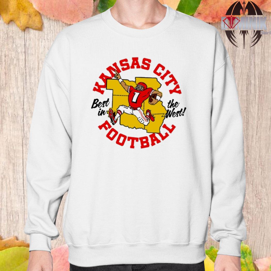 Charlie Hustle Store Kansas City Football Best In The West T-Shirt - Rosita  Deal