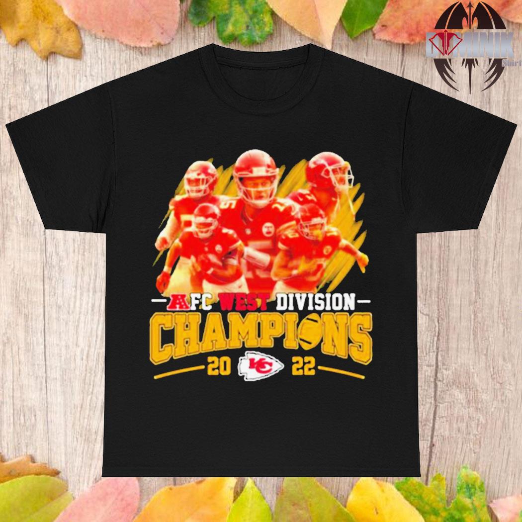 Official Kansas city Chiefs football team 2022 afc west division champions  shirt, hoodie, sweater, long sleeve and tank top