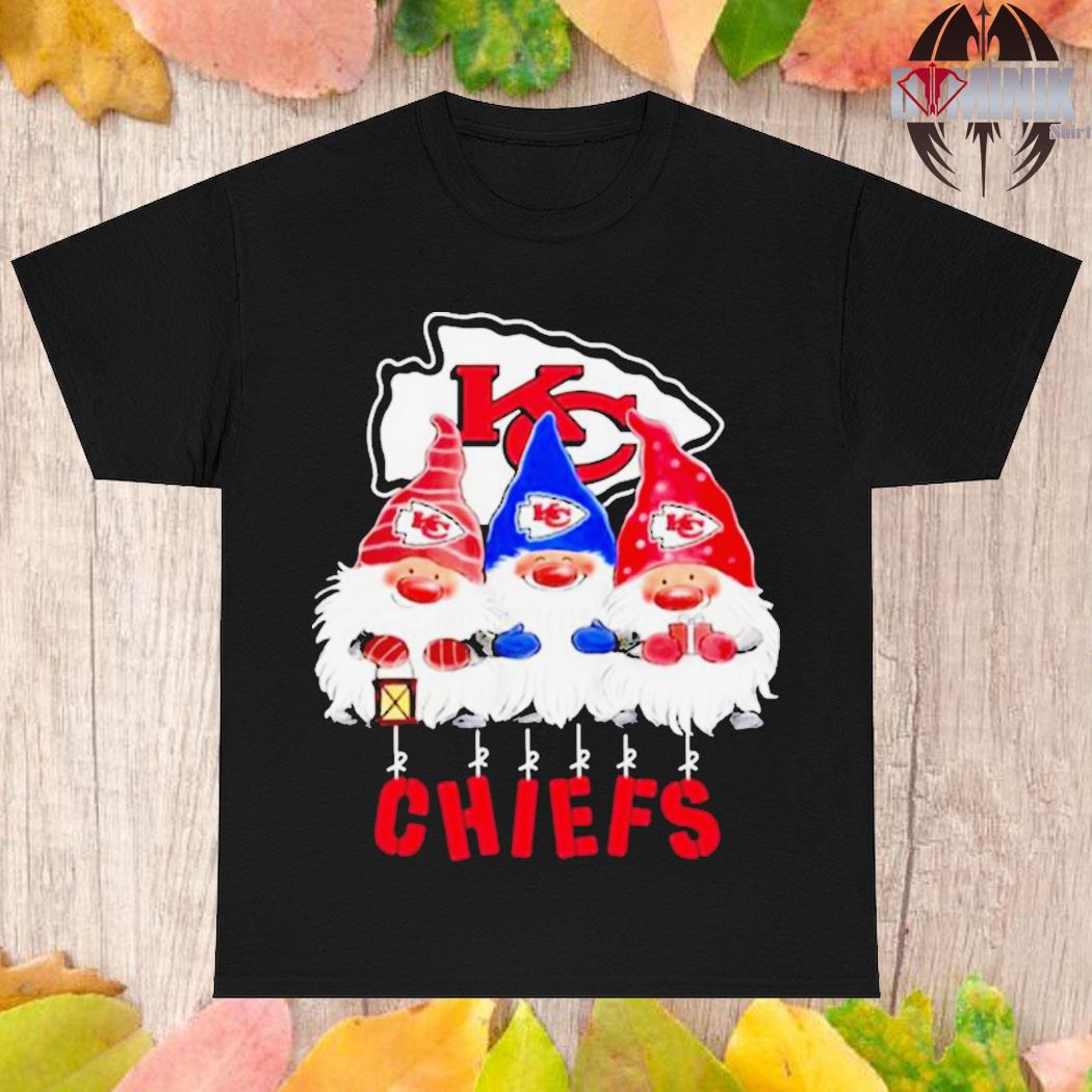 Kansas City Chiefs Team Gnomies Christmas Shirt - High-Quality