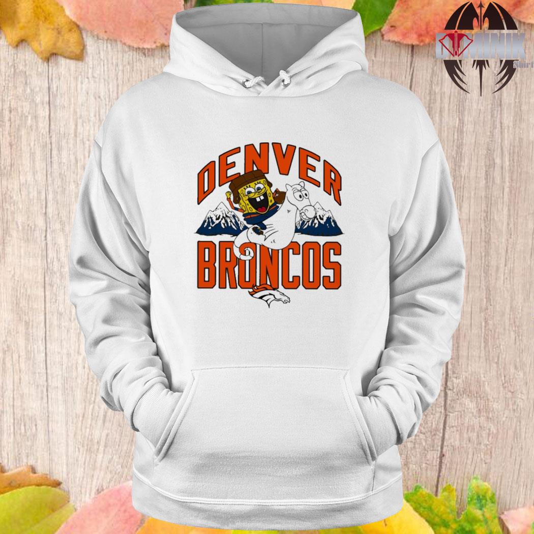 Denverbroncos men's homage x Spongebob gray denver broncos t-shirt, hoodie,  sweater, long sleeve and tank top