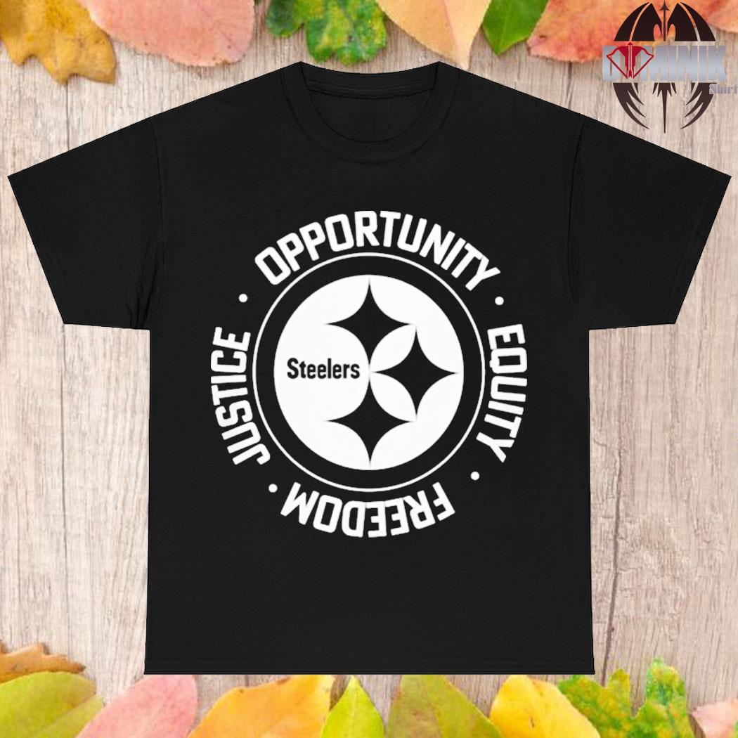 Nfl inspire change opportunity equity freedom justice steelers shirt