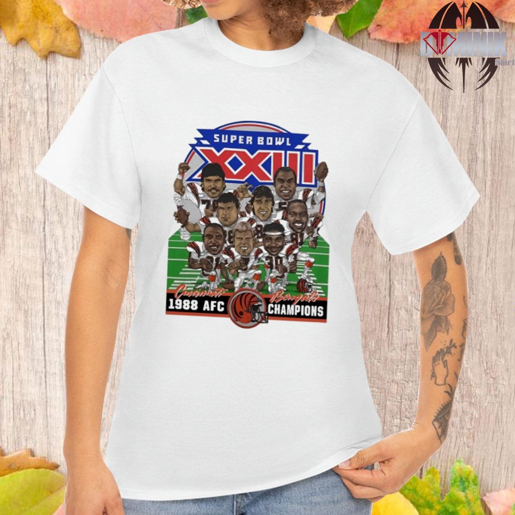 Cincinnati Bengals Super Bowl XXIII 1988 AFC Champions funny T-shirt,  hoodie, sweater, long sleeve and tank top