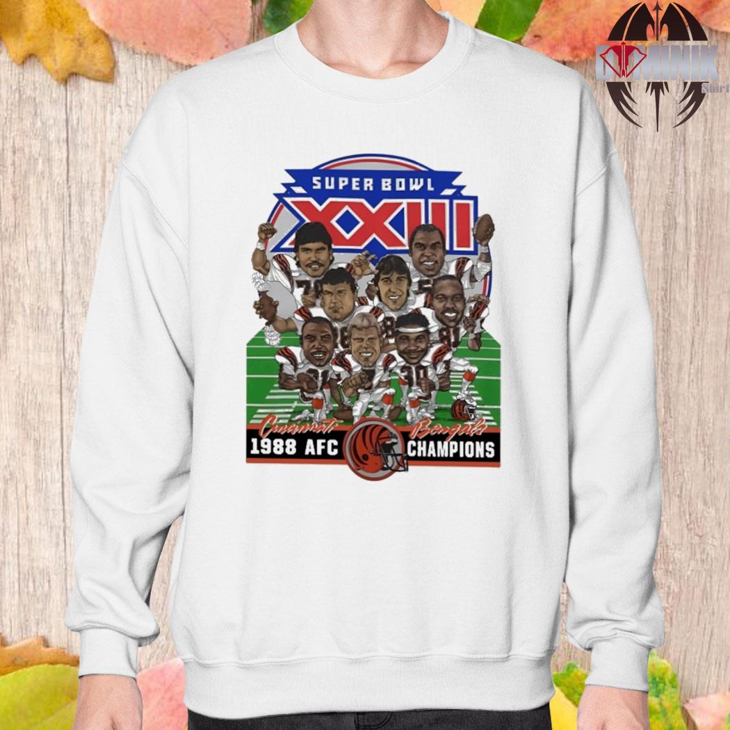 1988 Cincinnati Bengals AFC Champions Super Bowl XXIII Sweatshirt - HE –  Red Vintage Co