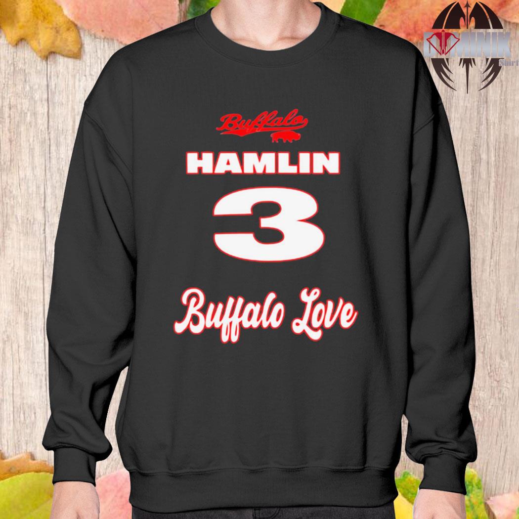 Official Love For 3 Damar Hamlin Buffalo Bills Shirt, hoodie, sweater, long  sleeve and tank top