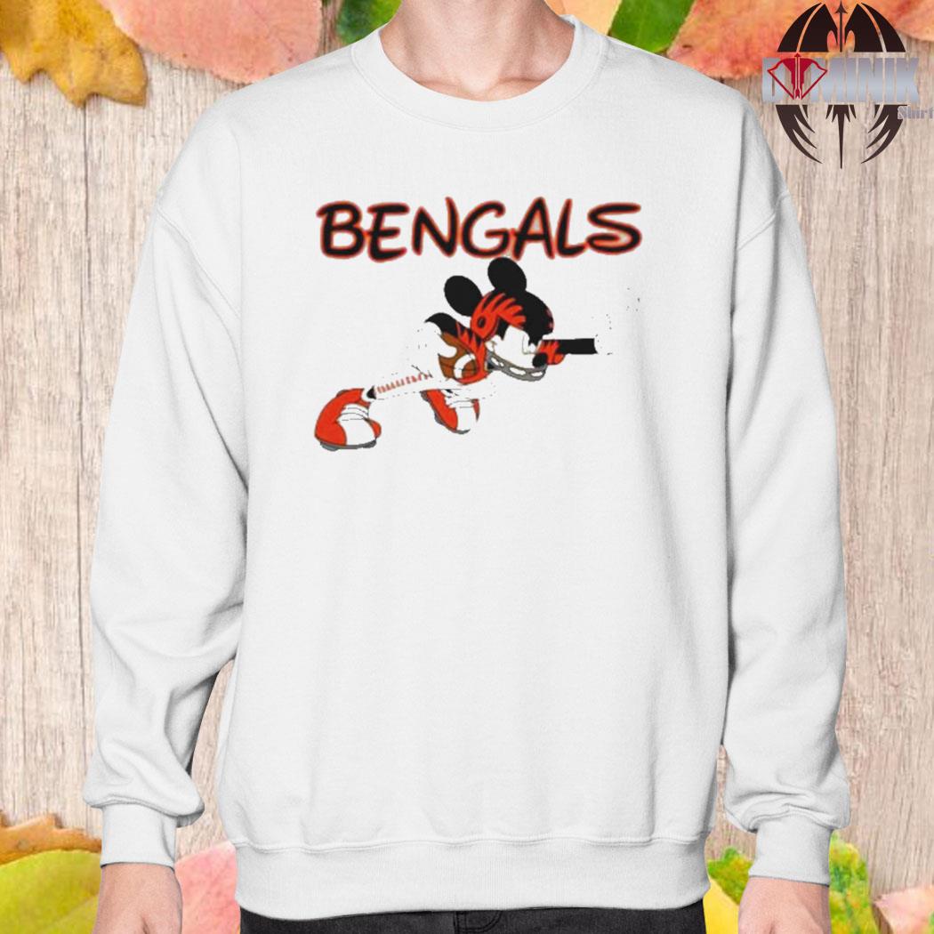 Buy Cincinnati Bengals Mickey Mouse Disney Joe Burrow 2023 Shirt For Free  Shipping CUSTOM XMAS PRODUCT COMPANY