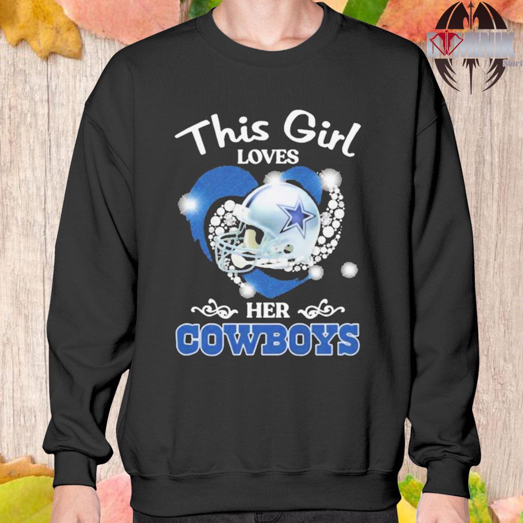 Official dallas Cowboys this girl loves her T-shirt, hoodie, tank