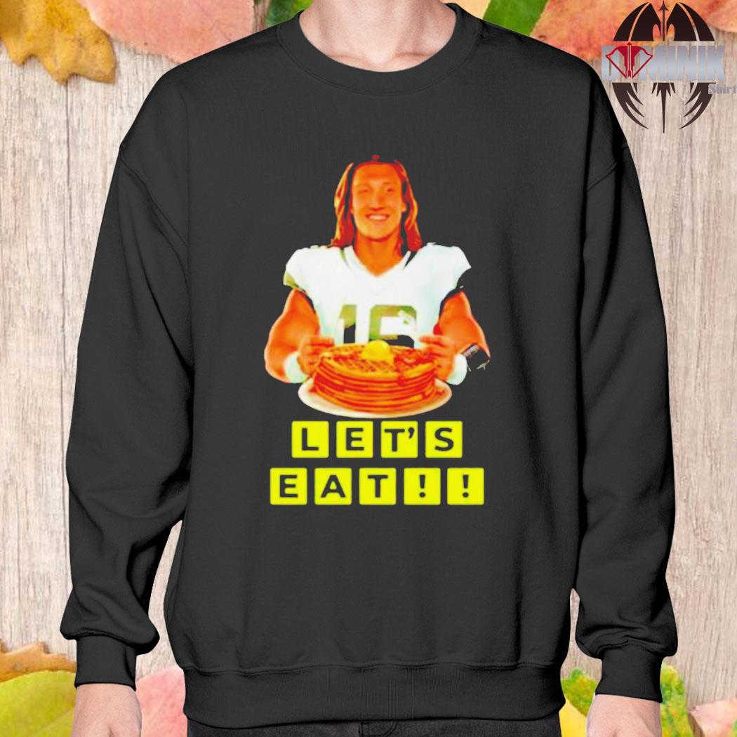 lets eat Trevor Lawrence Jaguars football waffle house shirt