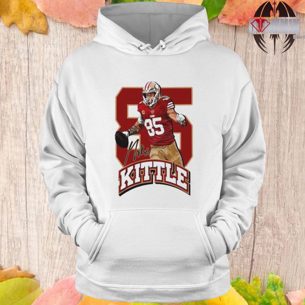 George Kittle Hoodie 3D Signature 85 San Francisco 49ers Gift -  Personalized Gifts: Family, Sports, Occasions, Trending