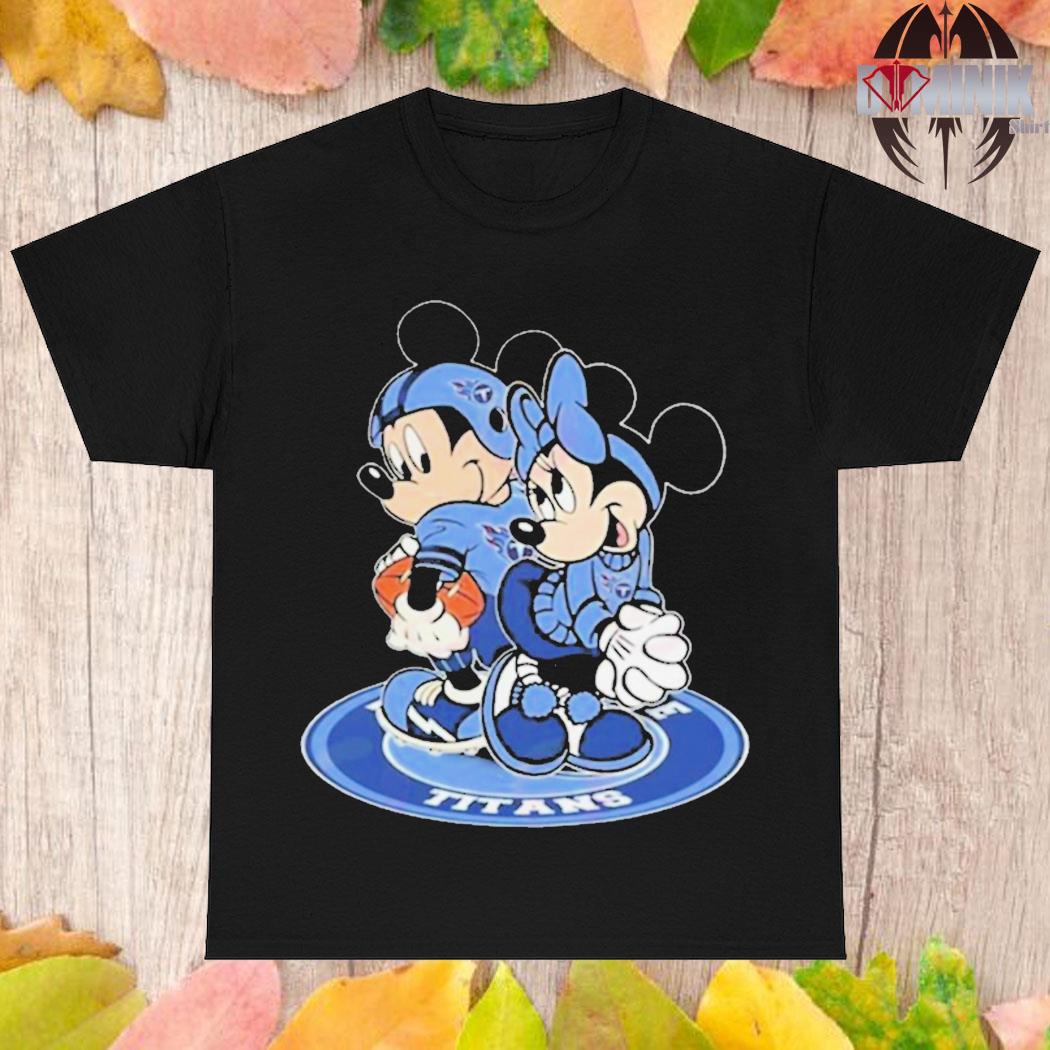 NFL Tennessee Titans Mickey Mouse And Minnie Mouse Shirt Gift For