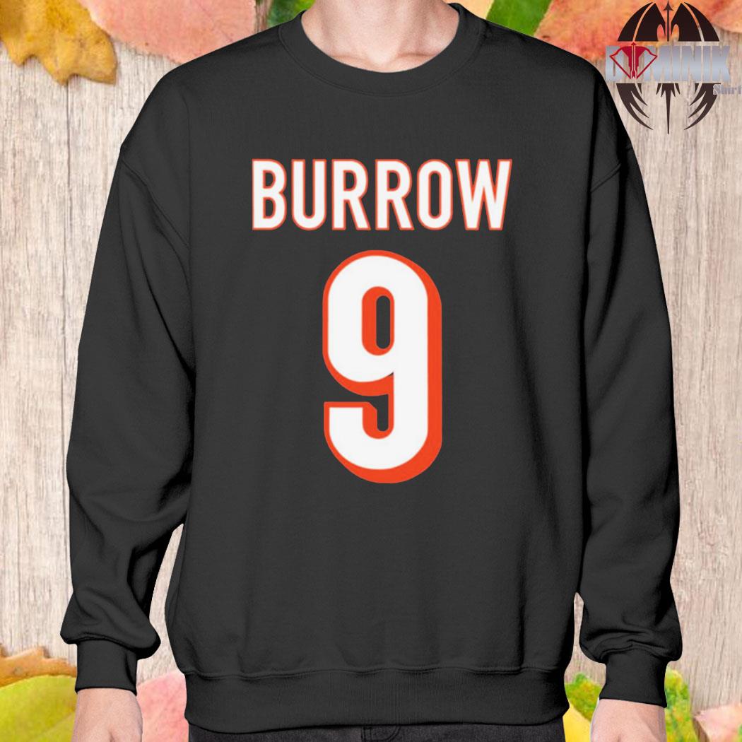 Number 9 Joe Burrow Jersey Number Graphic shirt, hoodie, sweater and long  sleeve