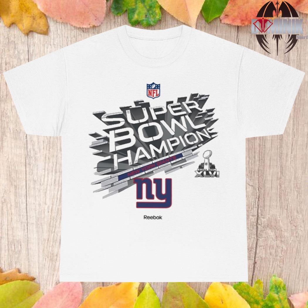 Reebok, Shirts, New York Giants Super Bowl Xlii Champions Tshirt