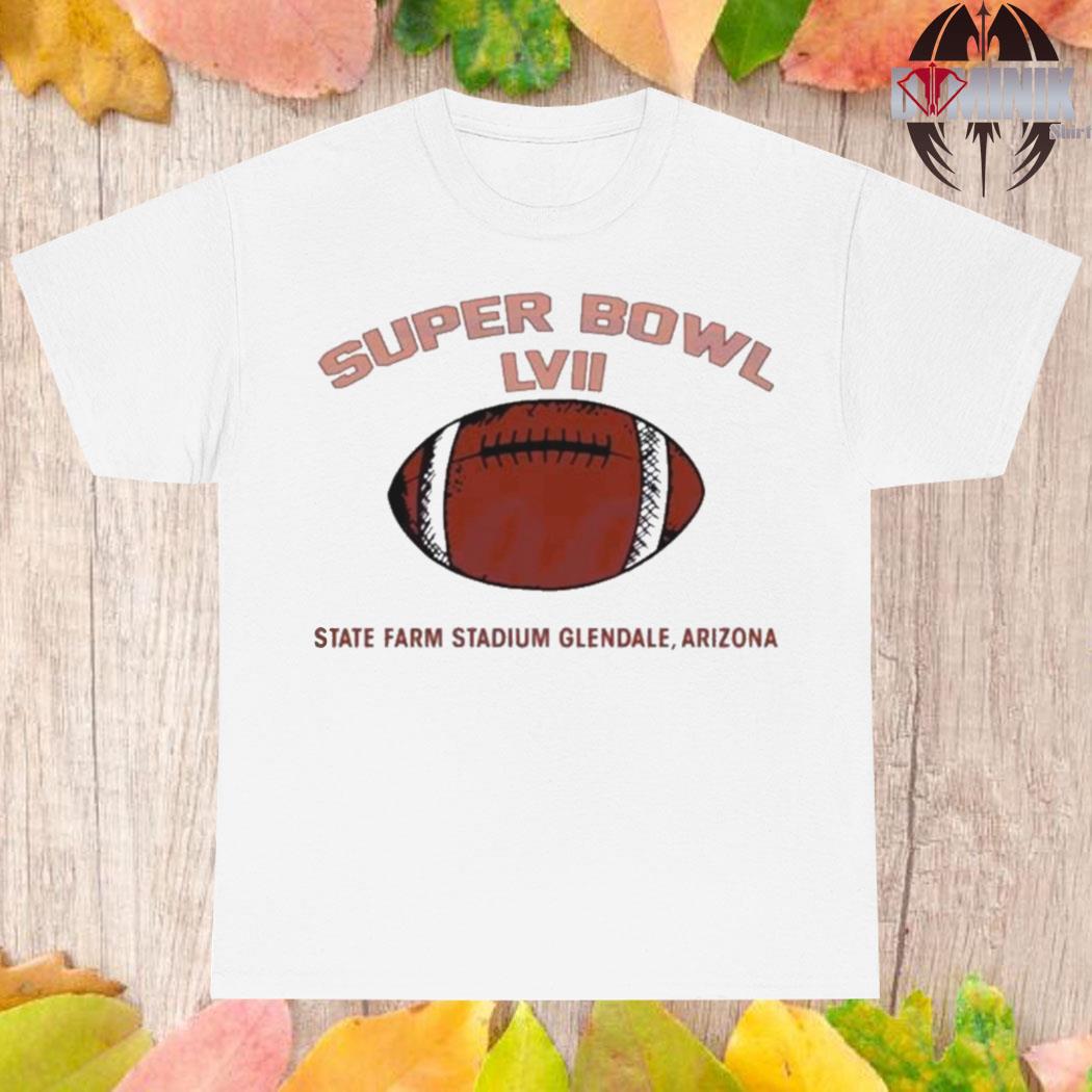Official 2023 super bowl lviI Arizona stadium T-shirt