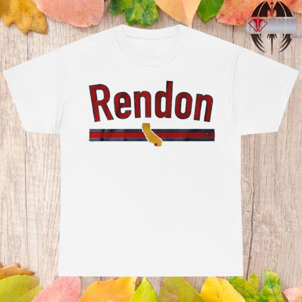 Official Anthony rendon map los angeles baseball T-shirt