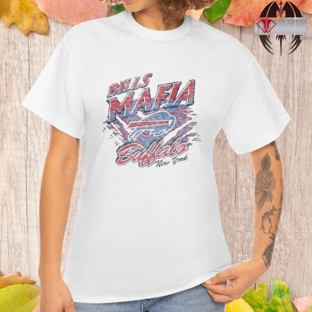 Women's Buffalo Bills Mafia believe Football V-neck T-Shirt