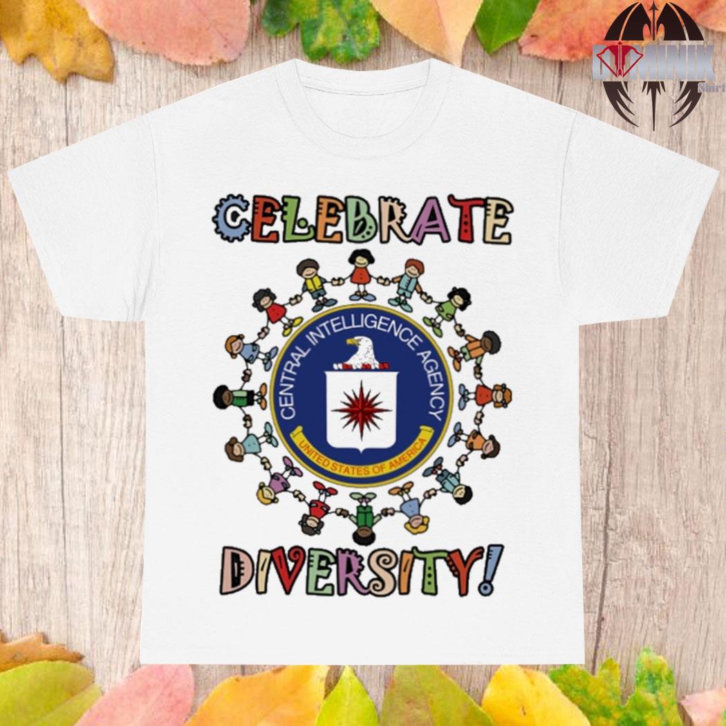 Official Celebrate diversity central intelligence agency usa T-shirt