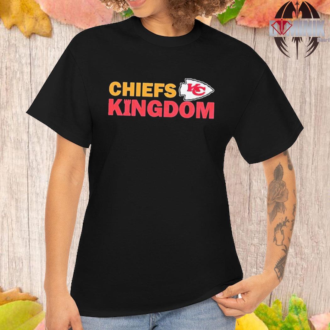 Chiefs Kingdom Kansas City Chiefs Football Fans Shirt Ladies T-shirt