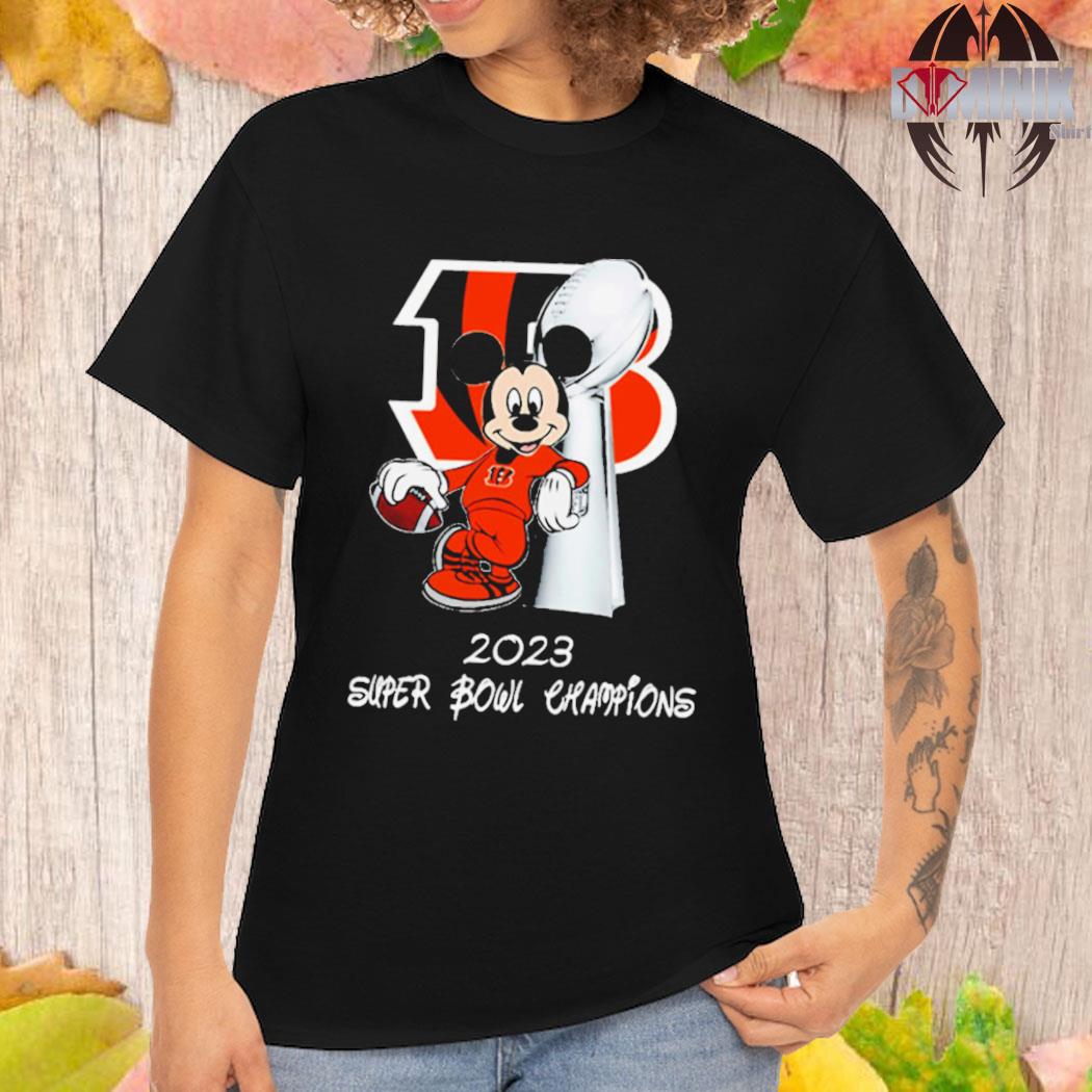 Cincinnati Bengals Mickey Super Bowl Champion T-Shirt