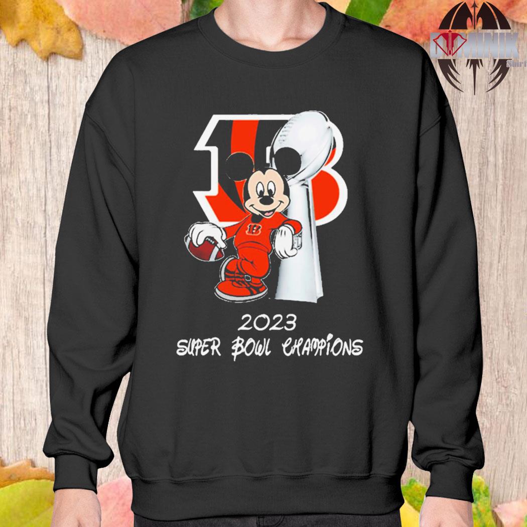 Official Cincinnati Bengals Mickey Super Bowl Champion 2023 T-Shirt,  hoodie, sweater, long sleeve and tank top