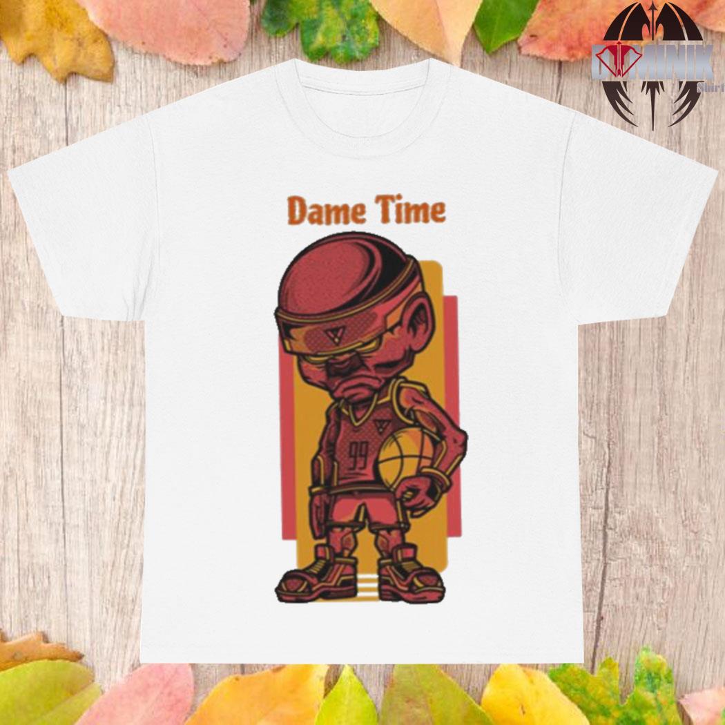 Official Dame time fanart basketball damian lillard T-shirt