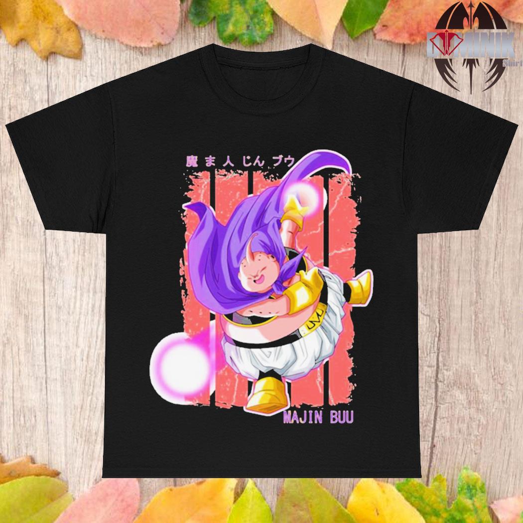 Official Fat pink dragonball majin buu dragon ball T-shirt