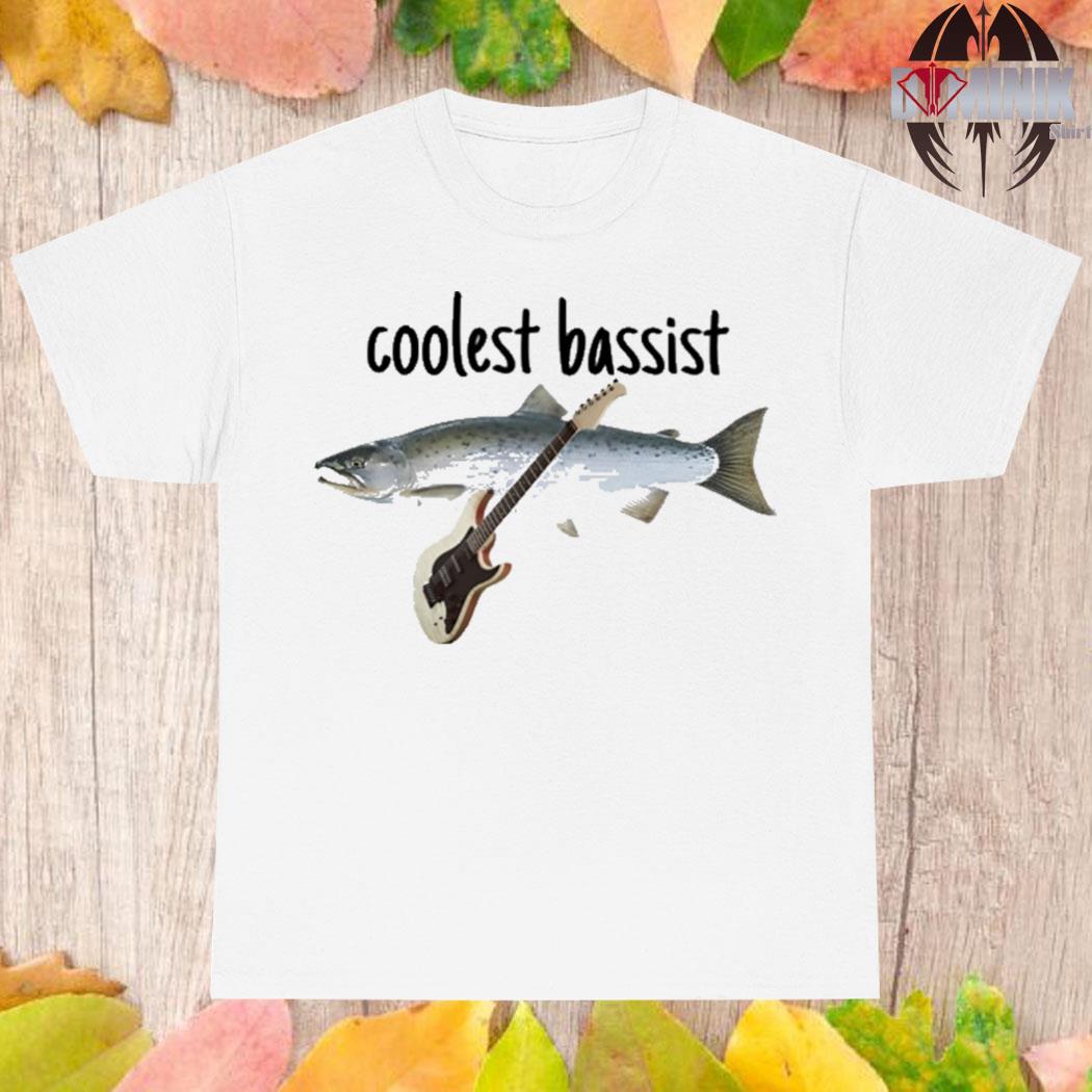 Official Fish ang guitar coolest bassist T-shirt