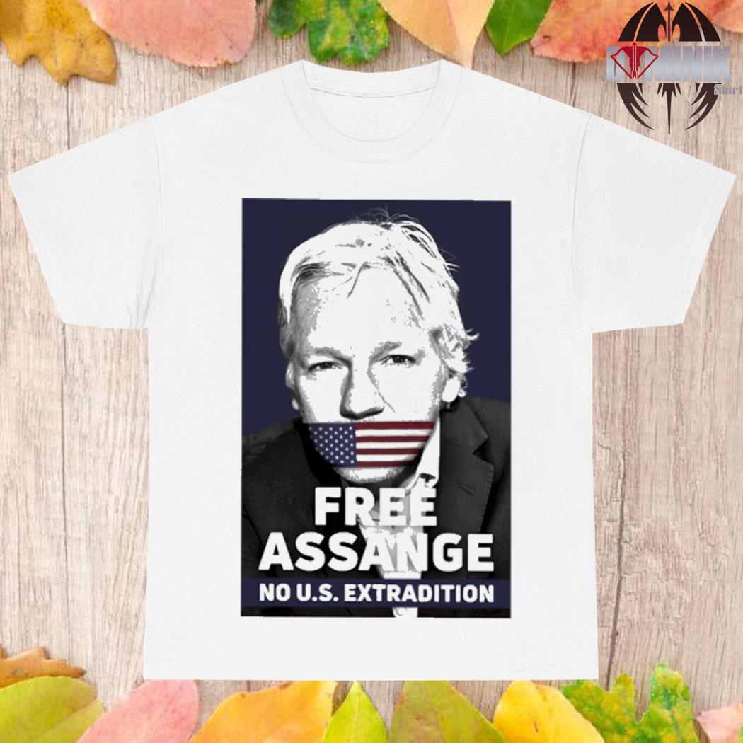 Official Free assange no us extradition I am julian assange T-shirt