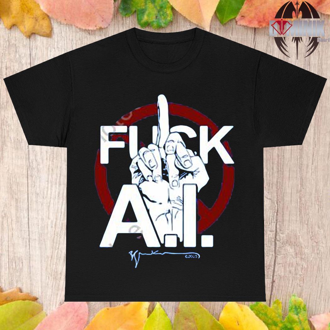 Official Fuck a.i. bill sienkiewicz T-shirt