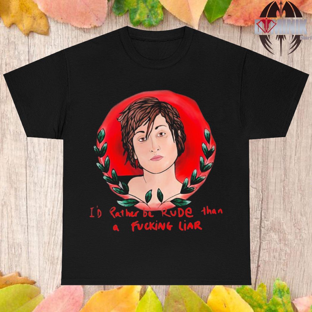 Official Graham linehan I'd rather be rude than a fucking liar T-shirt