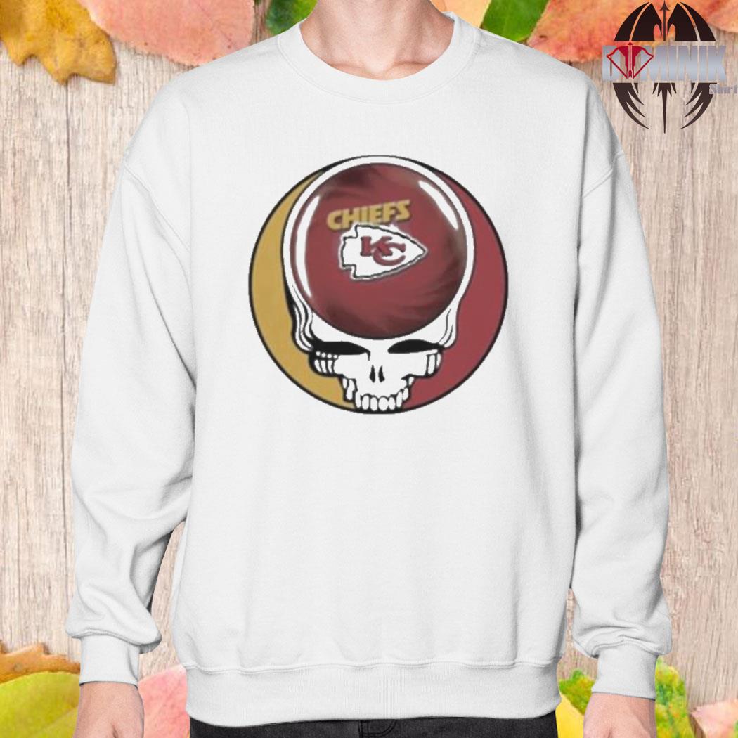 Kansas City Chiefs Snoopy And Woodstock Grateful Dead Skull Shirt, hoodie,  sweater, longsleeve and V-neck T-shirt