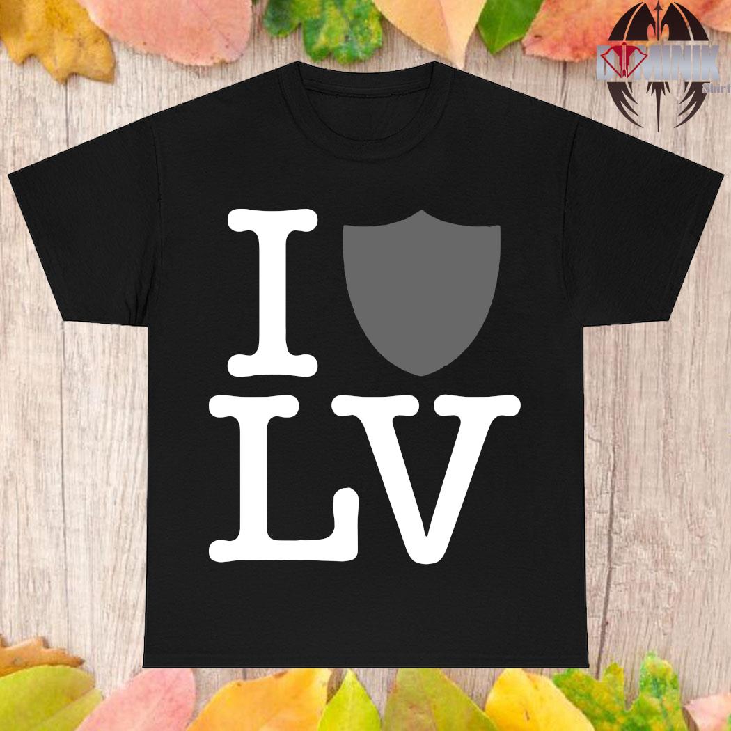 Official I love lv raider T-shirt