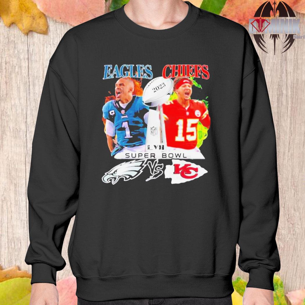 Official Jalen Hurts x Mahomes Super Bowl LVII 2023 Shirt, hoodie