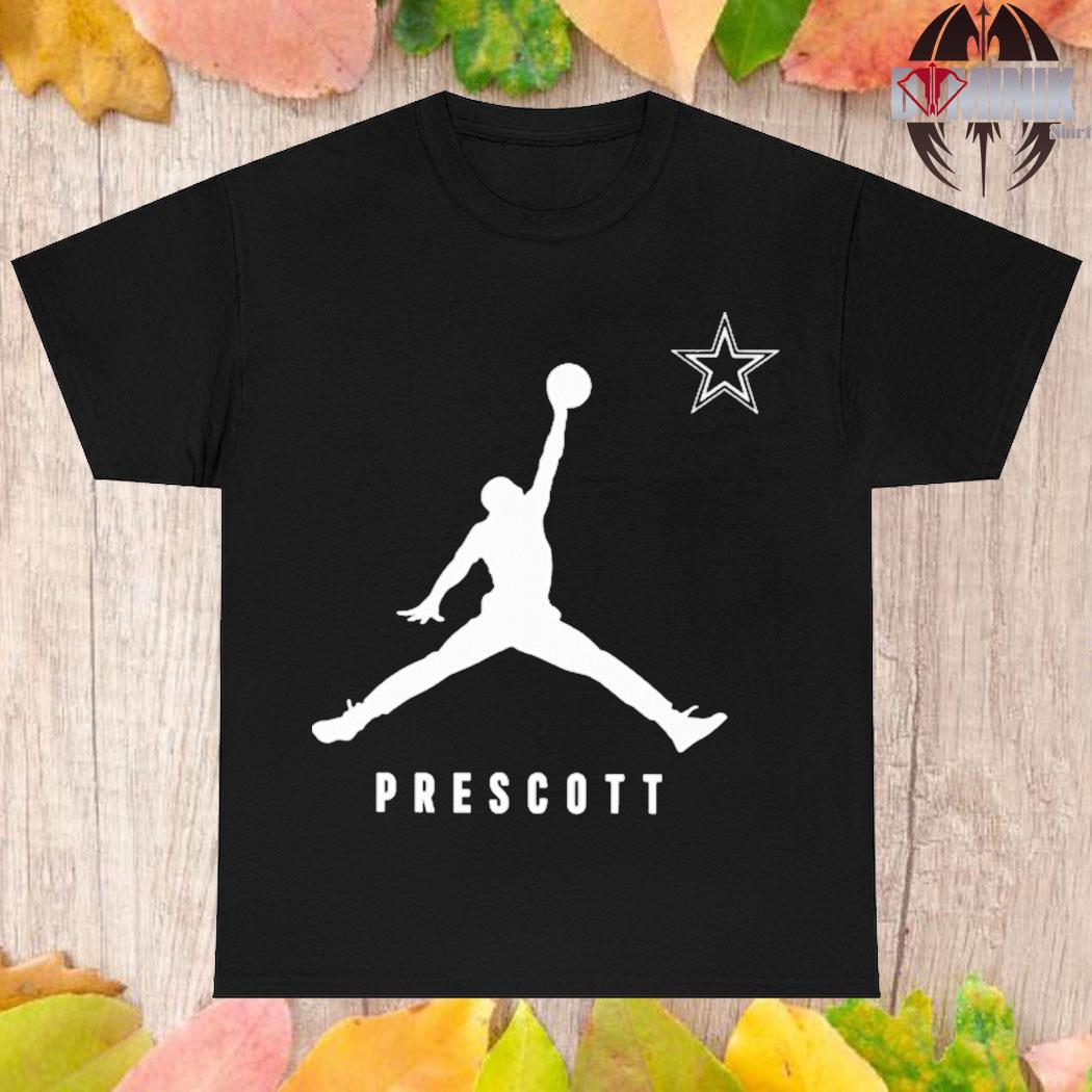 Official Jordan x dak youth Dallas Cowboys lockup T-shirt