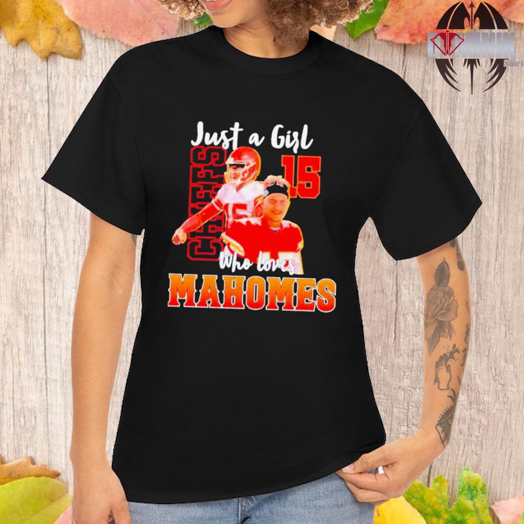 Just A Girl Who Loves Mahomes KC Chiefs 2023 shirt, hoodie, sweater, long  sleeve and tank top