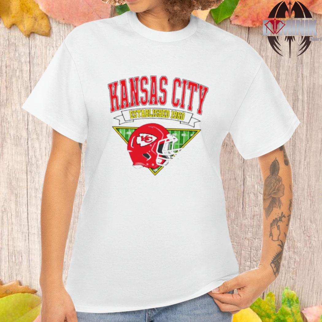 Kansas city football team est 1960 chiefs jersey Kids T-Shirt for