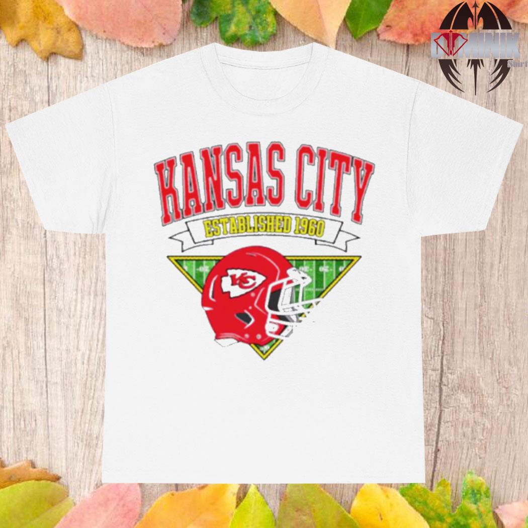 Kansas city football team est 1960 chiefs jersey Essential T-Shirt for Sale  by CarolKenyon