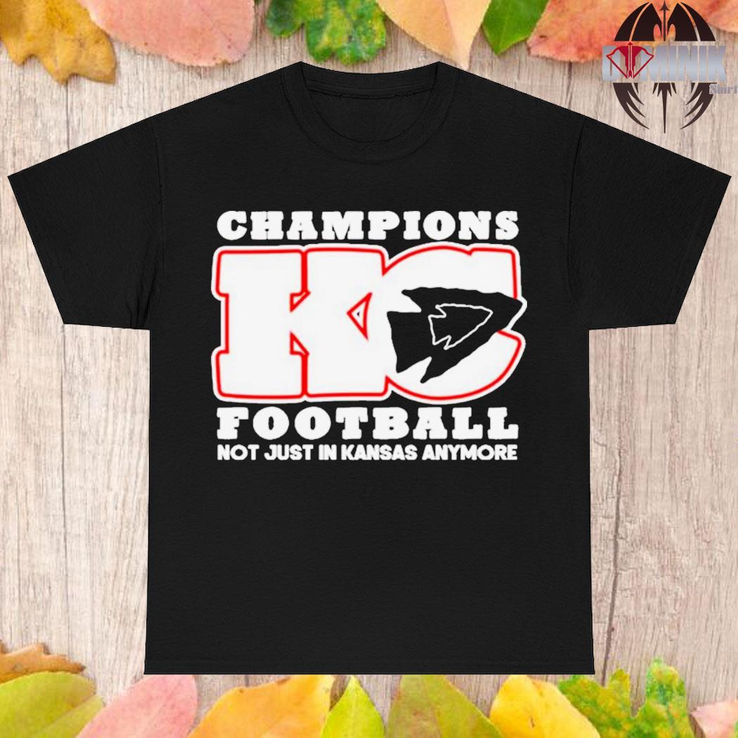 Official Kansas city Football champions T-shirt