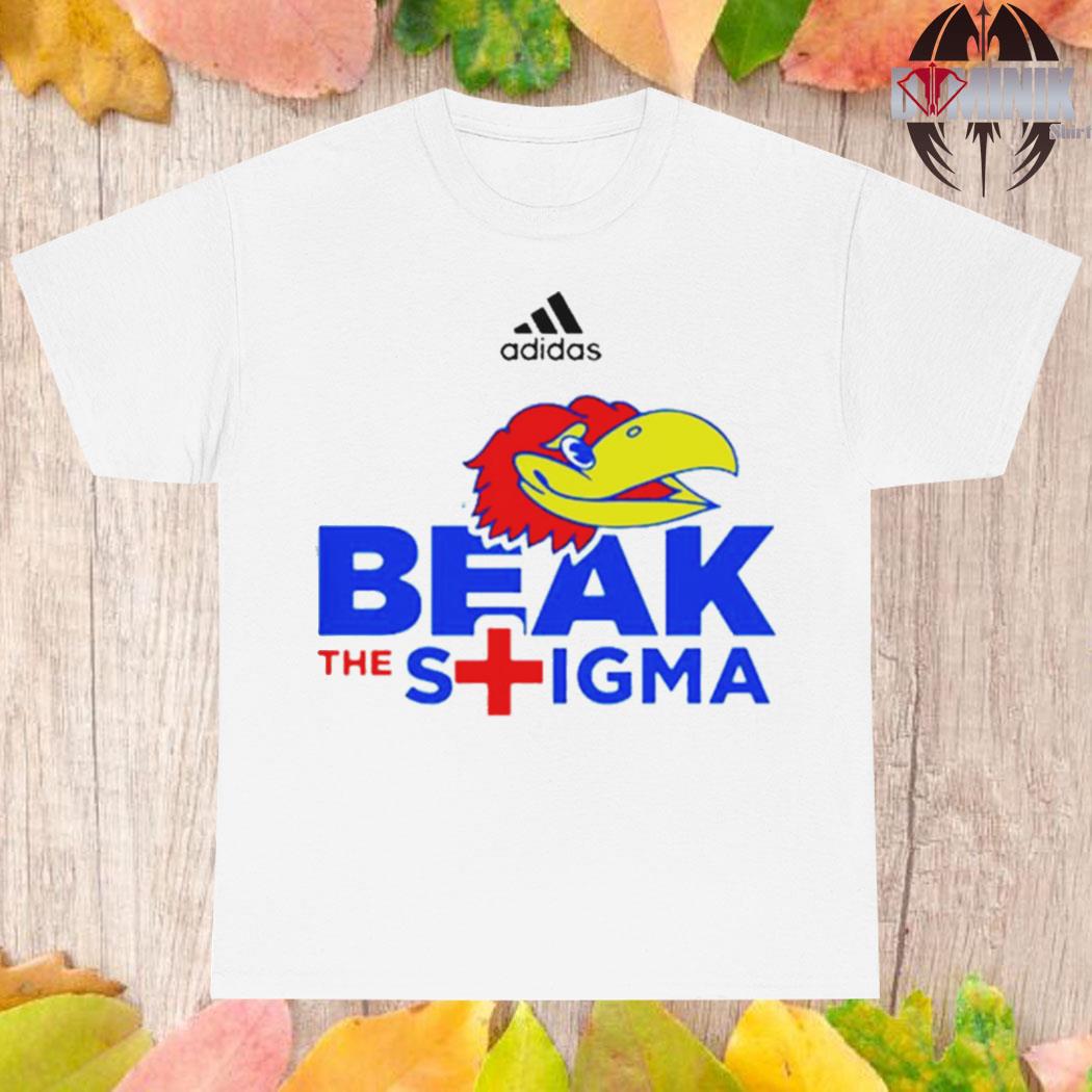 Official Kansas jayhawks beak the stigma T-shirt