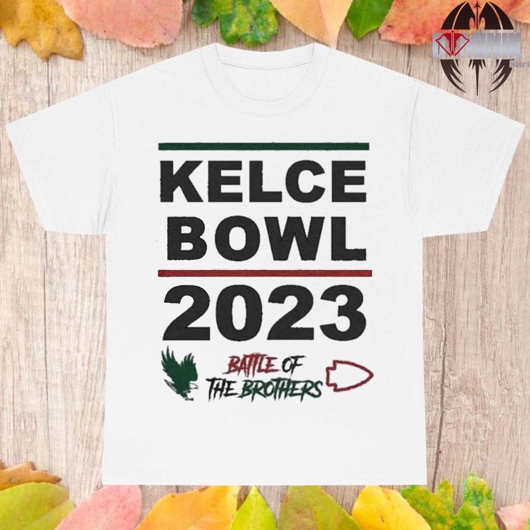 Official Kelce bowl 2023 battle of the brothers T-shirt